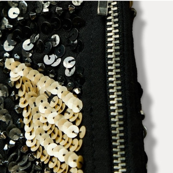 NWT ZARA SEQUIN SHORTS - Picture 12 of 16